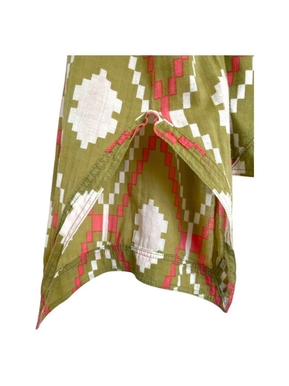 Tory Burch Stephanie Geometric Aztec Print Tunic Size 4